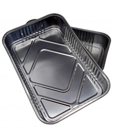 LA TIELLA_SILVER_6-PORTION ALUMINIUM FOOD CONTAINERS