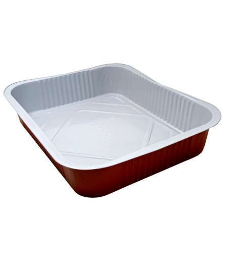 TIELLA TERRACOTTA 8-PORTION ALUMINIUM FOOD CONTAINERS