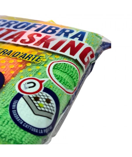 MULTIPURPOSE MICROFIBRE CLOTHS, 4-pack, 32x32, FOR ALL PURPOSES
