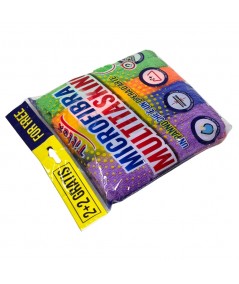 MULTIPURPOSE MICROFIBRE CLOTHS, 4-pack, 32x32, FOR ALL PURPOSES