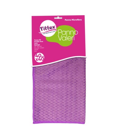 VALERì MICROFIBRE CLOTHS_40X40 WITH 3D WEAVE