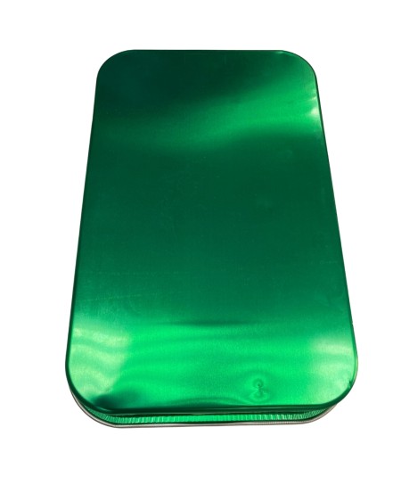 TIELLA GREEN LACQUERED ALUMINIUM FOOD CONTAINERS, 10 PORTIONS