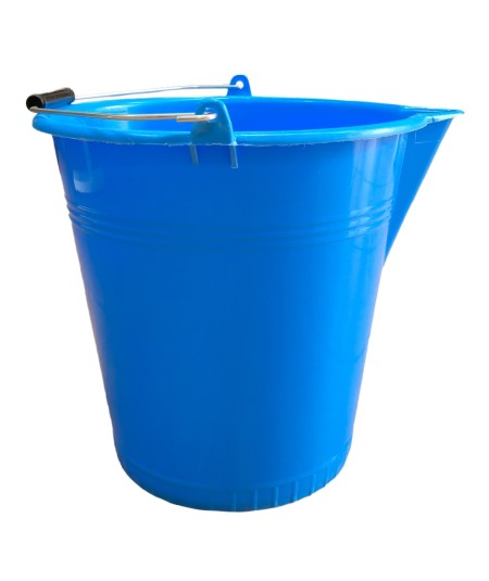 12-litre plastic bucket with spout and handle