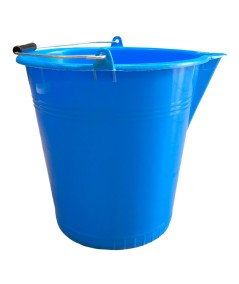 12-litre plastic bucket with spout and handle