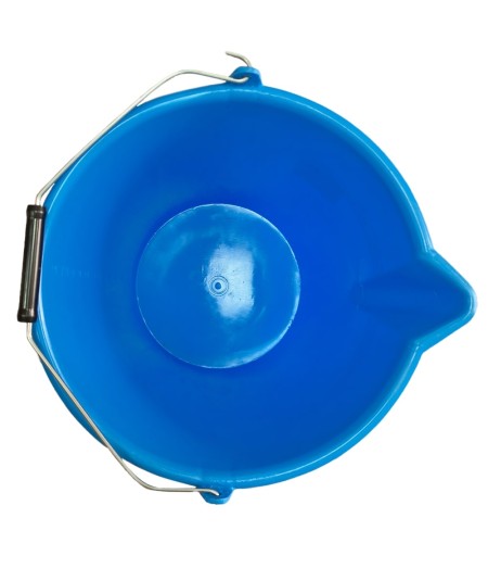 12-litre plastic bucket with spout and handle
