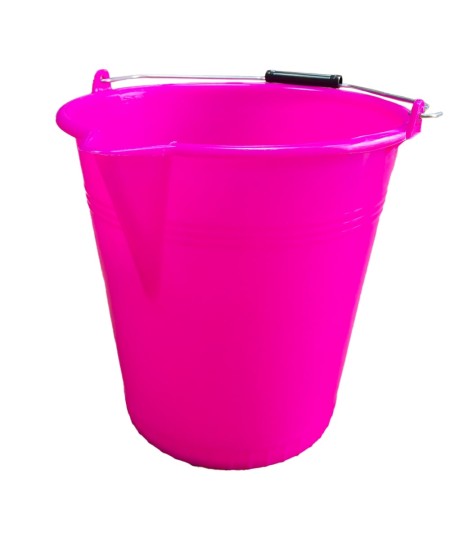 12-litre plastic bucket with spout and handle