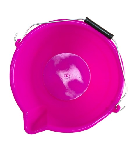 12-litre plastic bucket with spout and handle