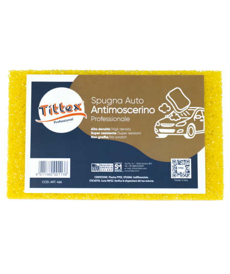 SPUGNA AUTO + ANTIMOSCERINO PROFESSIONALE PER UNA CARROZZERIA BRILLANTE
