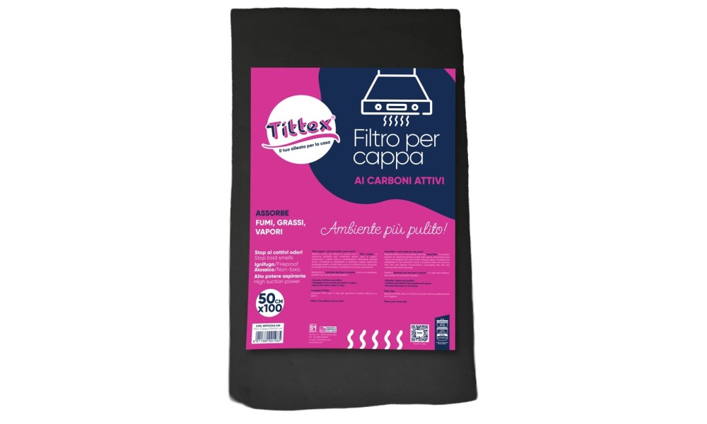 FILTRO CAPPA C/CARBONE 50X100
