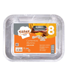 CONT. DI ALLUMINIO LA TIELLA_SILVER_8 PORZ._2 pz