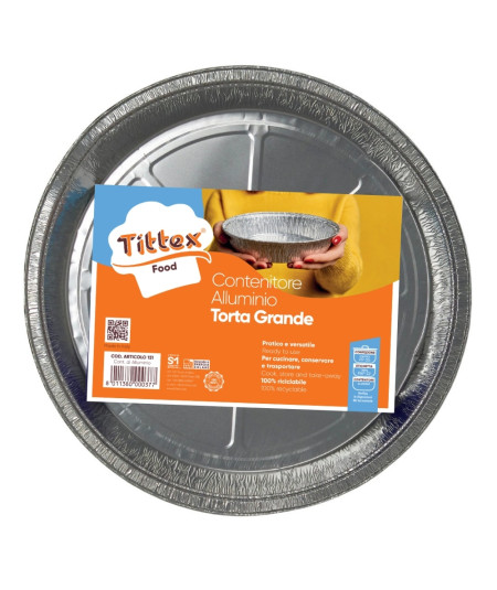 CONT. DI ALLUMINIO_TORTA GRANDE_2 pz