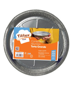 CONT. DI ALLUMINIO_TORTA GRANDE_2 pz