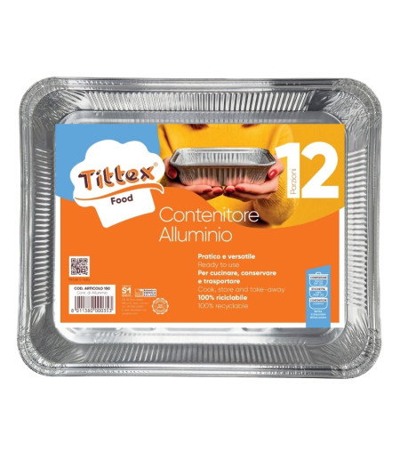 CONT.DI ALLUMINIO_ 12 PORZ._1 pz