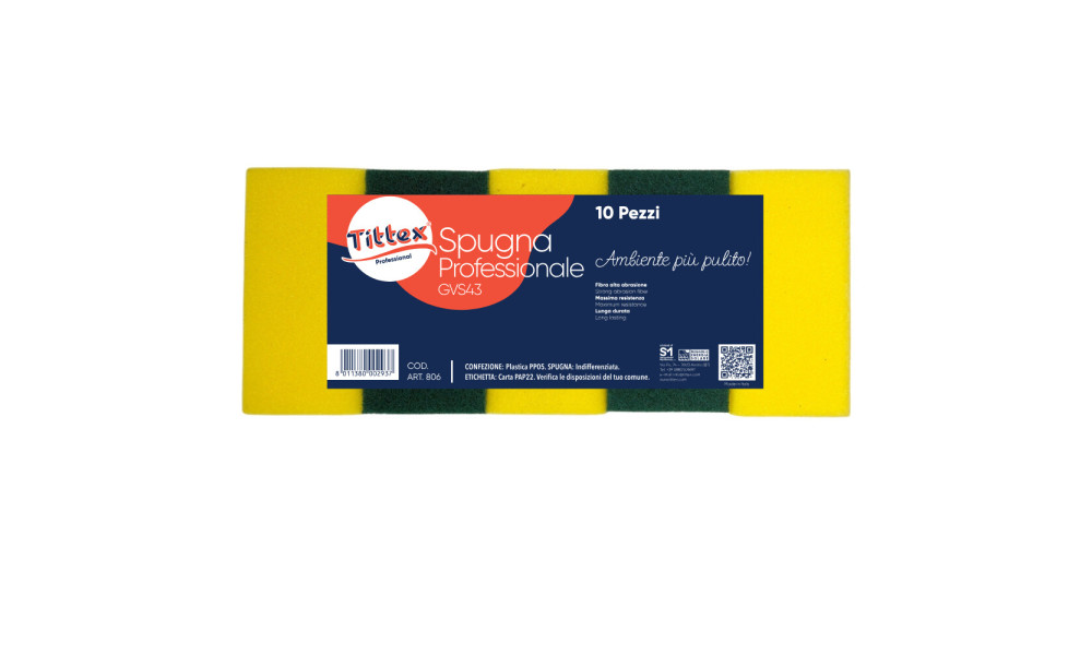 SPUGNE PROF SAGOMATA GVS43_10 pz