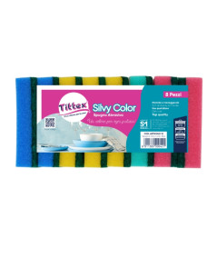 SPUGNE SILVY COLOR_8 pz