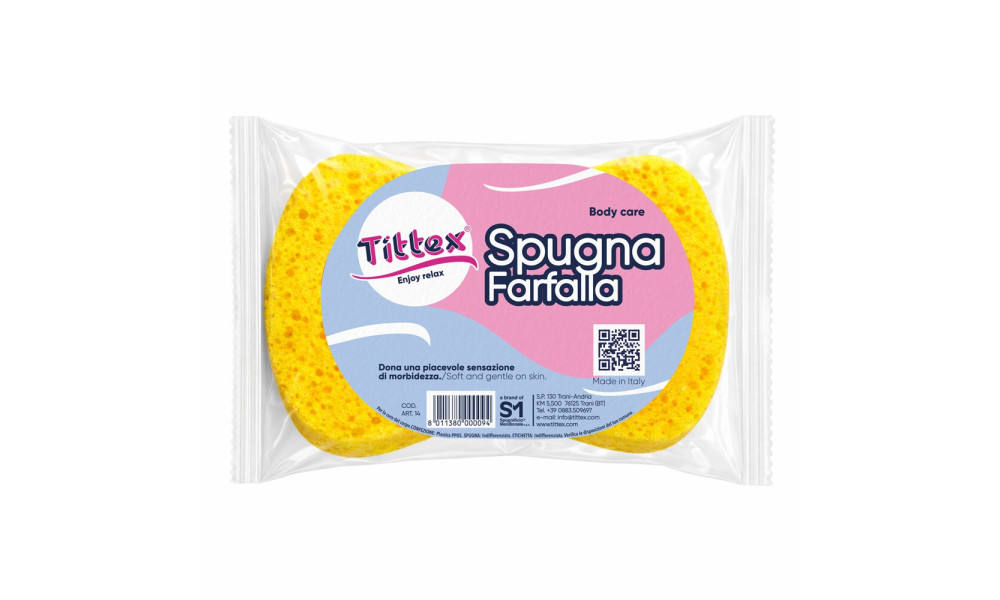 SPUGNA CORPO FARFALLA