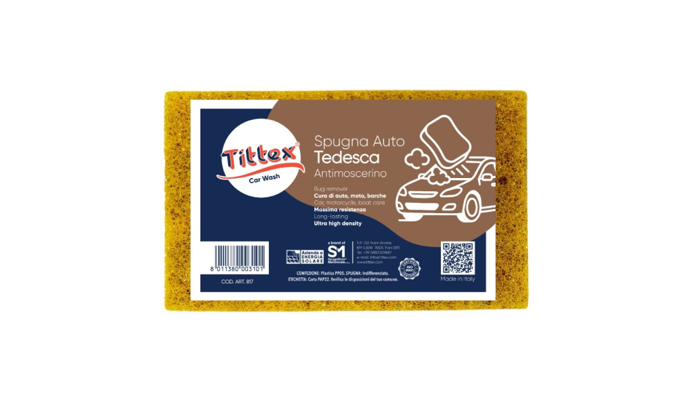 SPUGNA AUTO TEDESCA + ANTIMOSCERINO