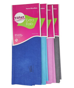 SET 4 PANNI MICROFIBRA EXTRA FALò_50X70 VETRI E ACCIAIO