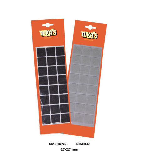 FELTRINI QUADRATI MIS 27X27MM