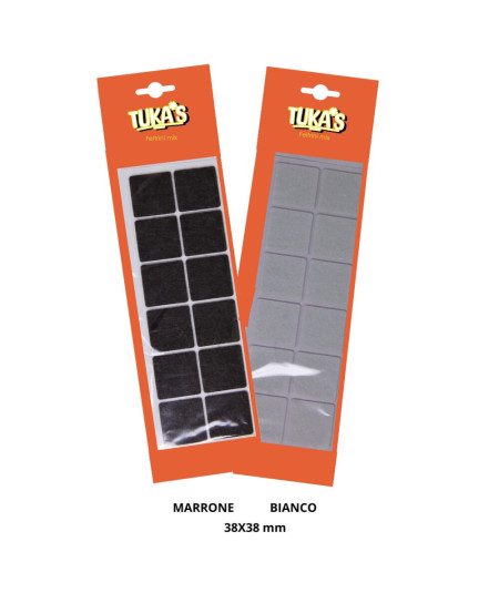 FELTRINI QUADRATI MIS 38X38MM