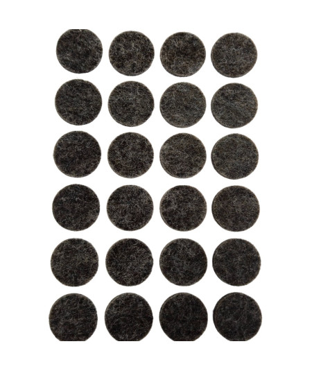 ROUND NON-SLIP FELT PADS, D/20MM