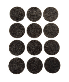 ROUND NON-SLIP FELT PADS, D/27MM