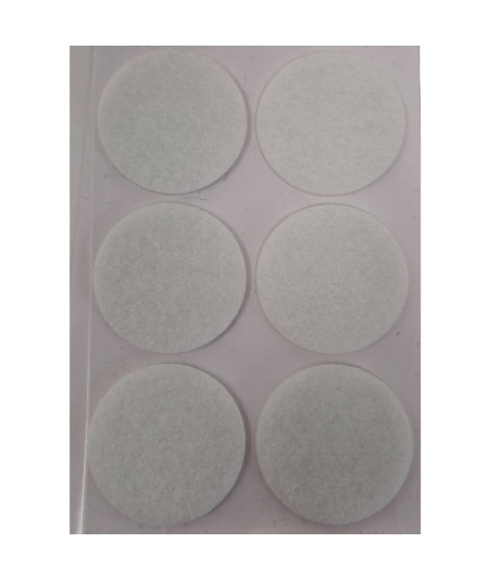 ROUND NON-SLIP FELT PADS, 40MM DIAMETER