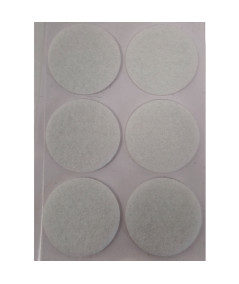 ROUND NON-SLIP FELT PADS, 40MM DIAMETER