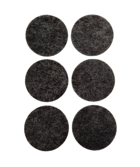 ROUND NON-SLIP FELT PADS, 40MM DIAMETER