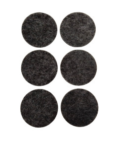 ROUND NON-SLIP FELT PADS, 40MM DIAMETER