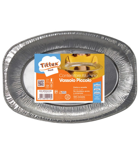 CONT. DI ALLUMINIO_VASSOIO PICCOLO
