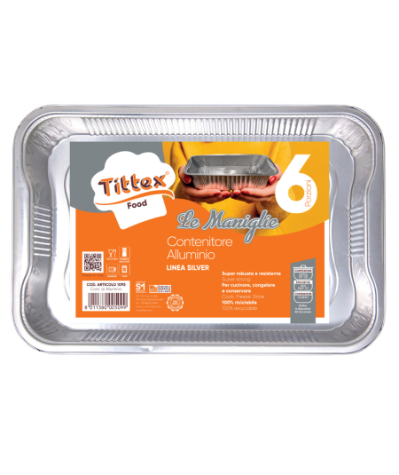 CONT. DI ALLUMINIO LE MANIGLIE_SILVER_6 PORZ._2 pz