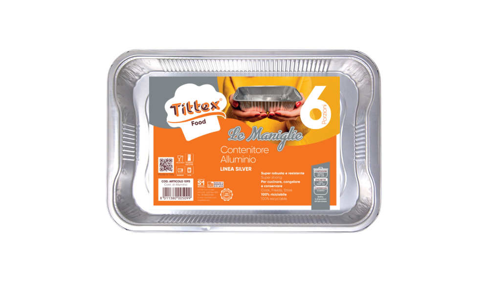 CONT. DI ALLUMINIO LE MANIGLIE_SILVER_6 PORZ._2 pz