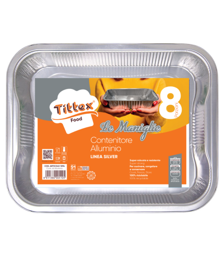 CONT. DI ALLUMINIO LE MANIGLIE_SILVER_8 PORZ._2 pz