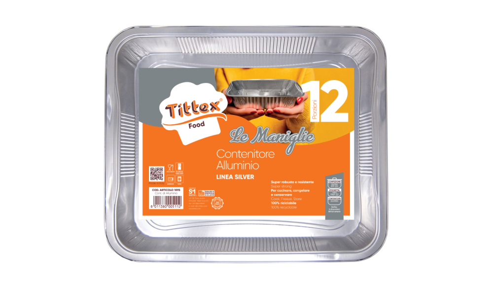 CONT. DI ALLUMINIO LE MANIGLIE_SILVER_12 PORZ._1 pz