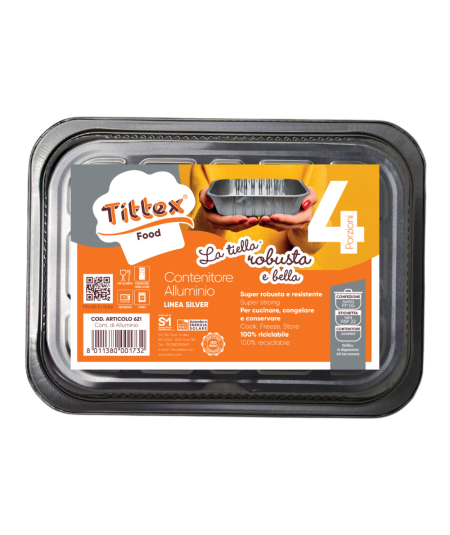 CONT. DI ALLUMINIO LA TIELLA_SILVER_4 PORZ._2 pz