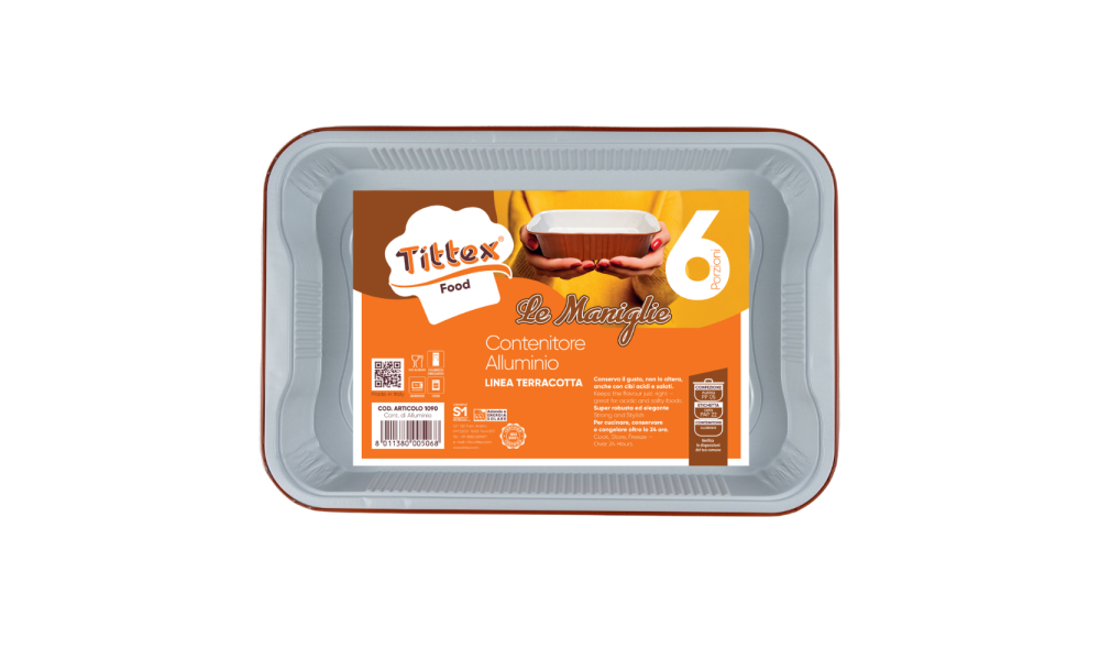 CONT. DI ALLUMINIO LE MANIGLIE_TERRACOTTA_6 PORZ._2 pz