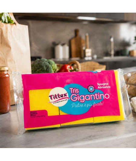 SPUGNE GIGANTINO_ 3 PZ PER SUPERFICI DI AMPIE DIMENSIONI