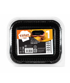 TIELLA TERRACOTTA 8-PORTION ALUMINIUM FOOD CONTAINERS