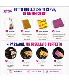 Kit Pulizia Forno Tittex | Sgrassa, Pulisci e Lucida