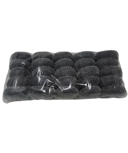 GALVANISED STEEL SPONGE – 40g – loose – FOR REMOVING GREASE RESIDUE