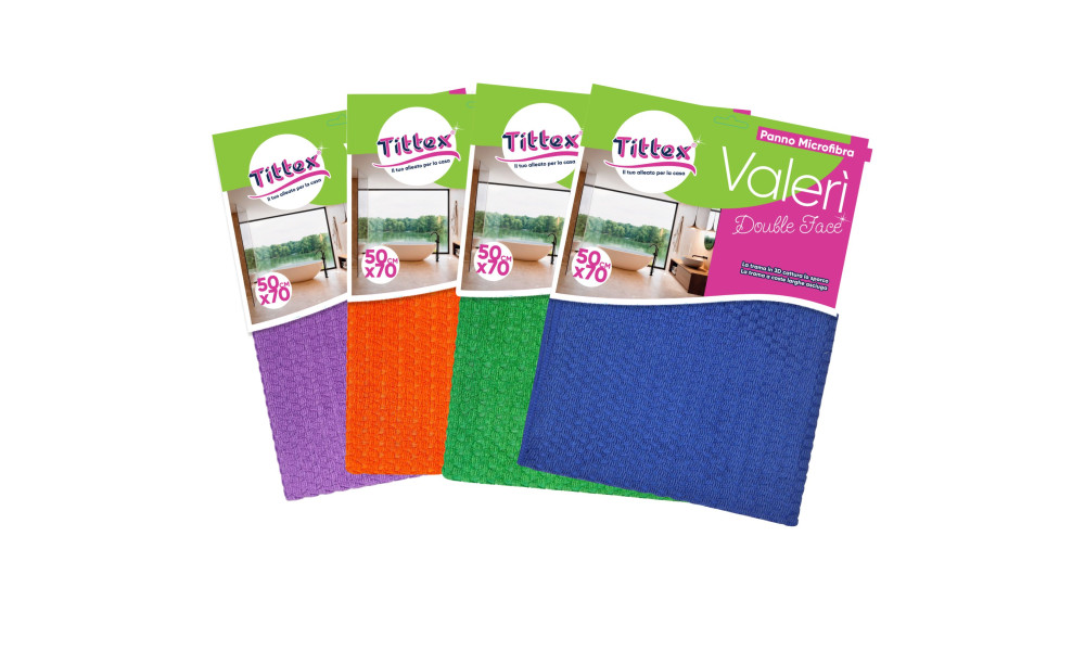 VALERì MICROFIBRE CLOTHS – 50X70 WITH 3D TEXTURE