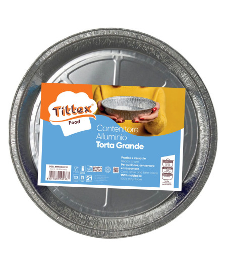 CONT. DI ALLUMINIO_TORTA GRANDE_2 pz